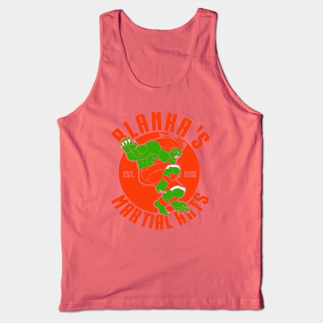 Blanka's Martial Arts Tank Top by carloj1956